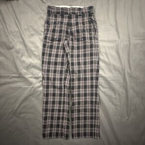 Dickies Plaid Chino Pants Men's 28x32 Regular Fit Skate Grunge Checkered